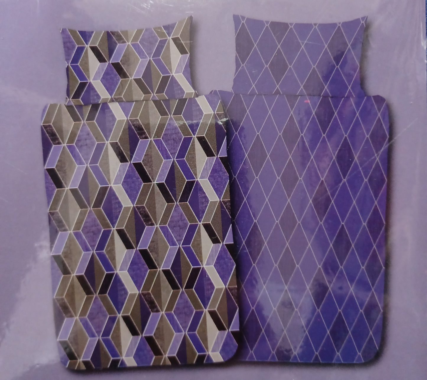 Geo Diamond Single Duvet & Pillowcase Set