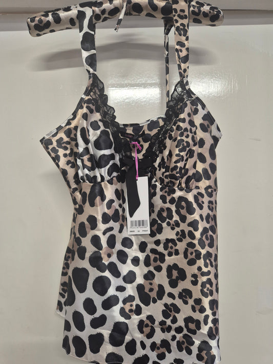Indigo Sky Leapord Print Pyjamas Set various sizes