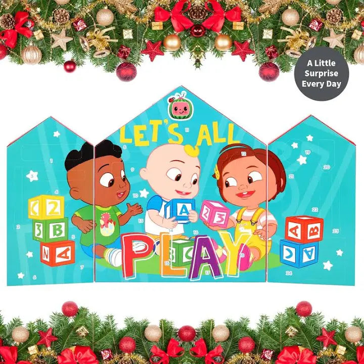 Cocomelon Advent Calendar filled with arts & crafts accessories
