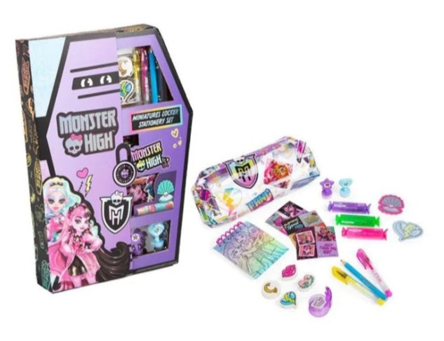 Monster High Miniatures LockerStationary Set