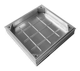 Recessed Manhole Cover & Frame Heavy Duty Aluminium Square with Lifting Keys – 300x300mm