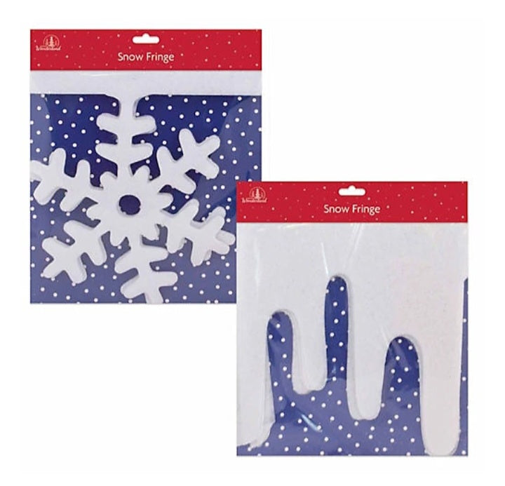 Snow Fringe. 2 Different Designs.