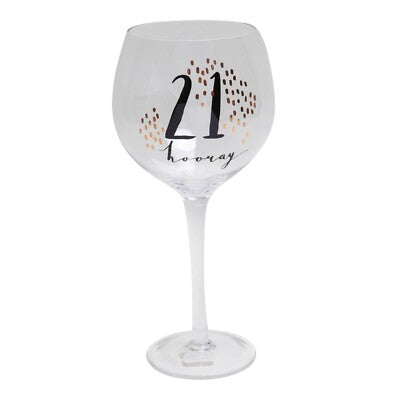 Birthday Champagne/Prosecco Gin Glass Gift - Hotchpotch Luxe Gift Boxed
