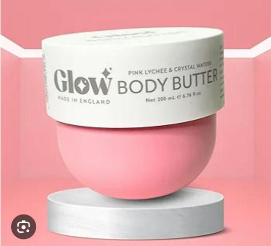 Body glow pink lychee & crystal water body butter 250ml