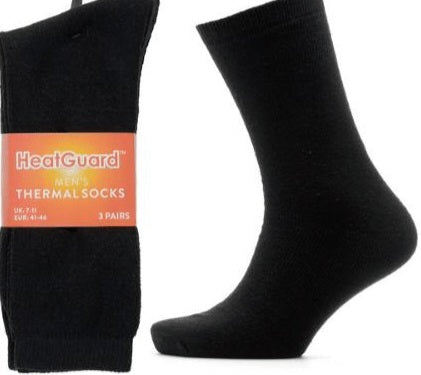 Men's Heatguard 3 Pack Thermal Socks