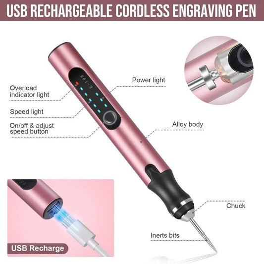 High Speed Micro Cordless Engraving Pen