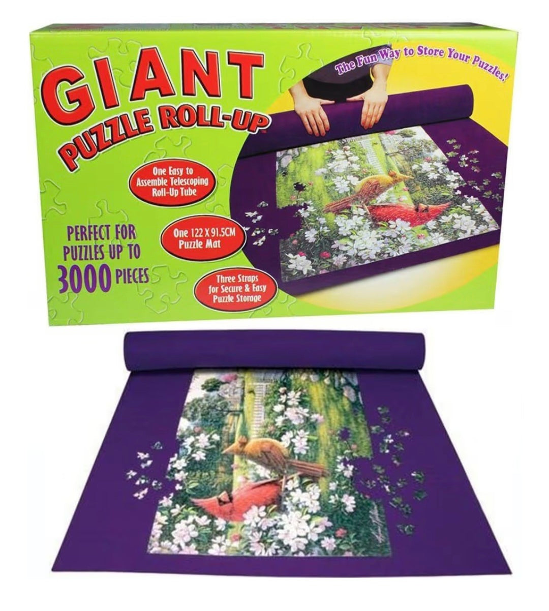 Giant Puzzle ROLL-UP MAT Jigsaw Jumbo Large 3000 Pieces Fun Game Easy Storage