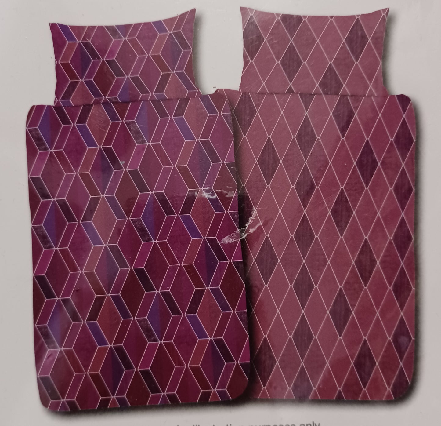 Geo Diamond Single Duvet & Pillowcase Set