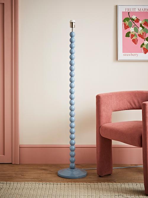 Bobbles Base Only Floor Lamp in Powder Blue (H x 130cm)