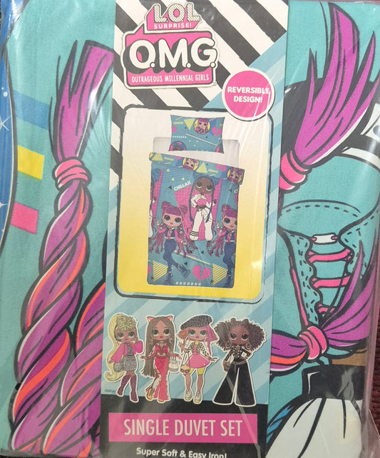 LOL Surprise Reversible Single Duvet Set