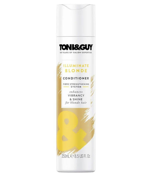 Toni & Guy Illuminate Blonde Conditioner to Enhance Shine for Coloured, Highlights and Natural Blonde Hair, 250ml