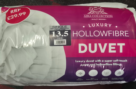 Single 13.5tog Duvet