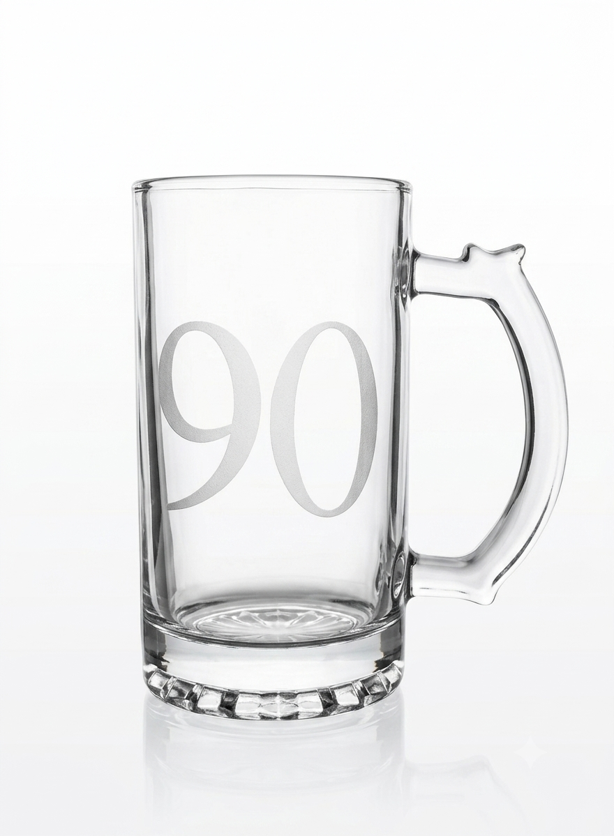 90th Pint Glass Tankard