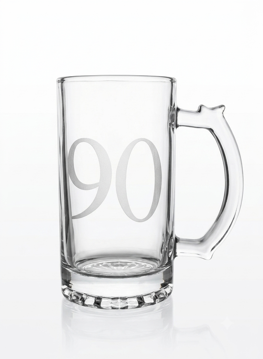 90th Pint Glass Tankard