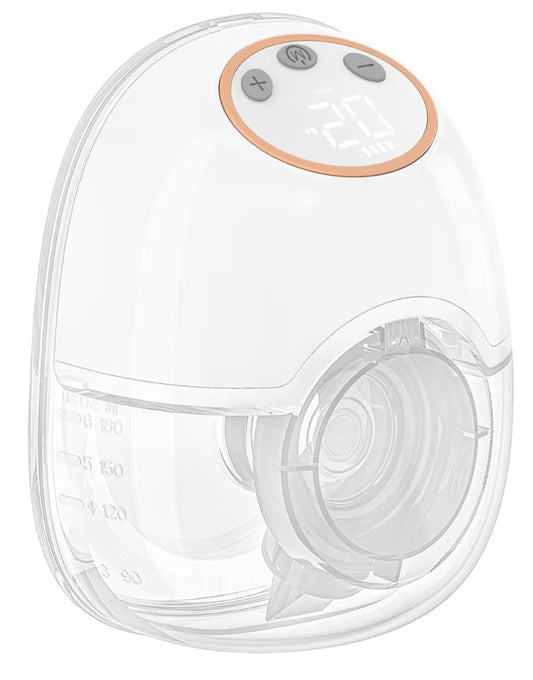 breast pump,Wearable Breast Pump Hands Free Electric Breast Pump for Breastfeeding 4 Modes 12 Suction Level Low Noise Built-in Battery with 180ml Milk Collector