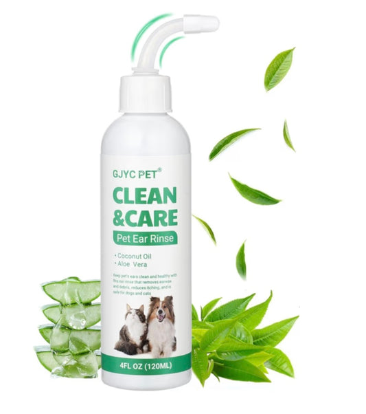 Clean & Care Pet Ear Rinse with Aloe Vera & Coconut Oil