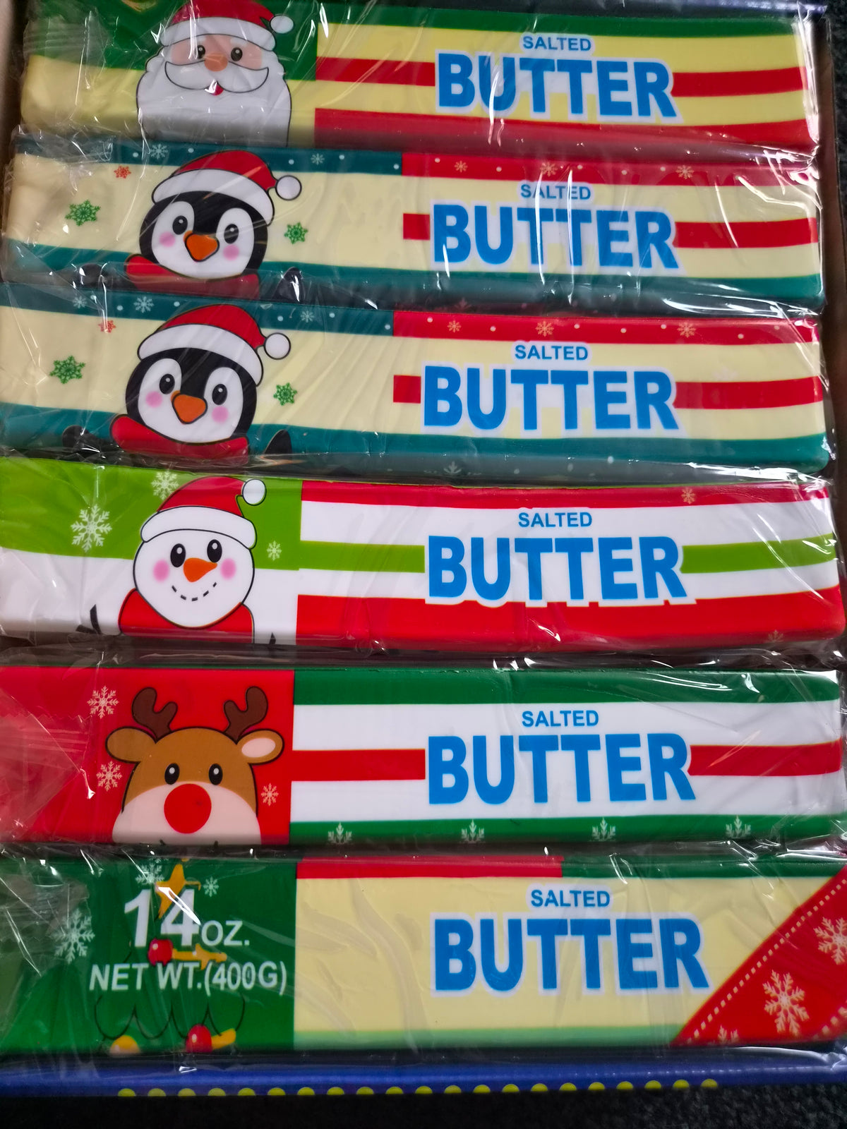 Large Christmas Butter Scented Squishy