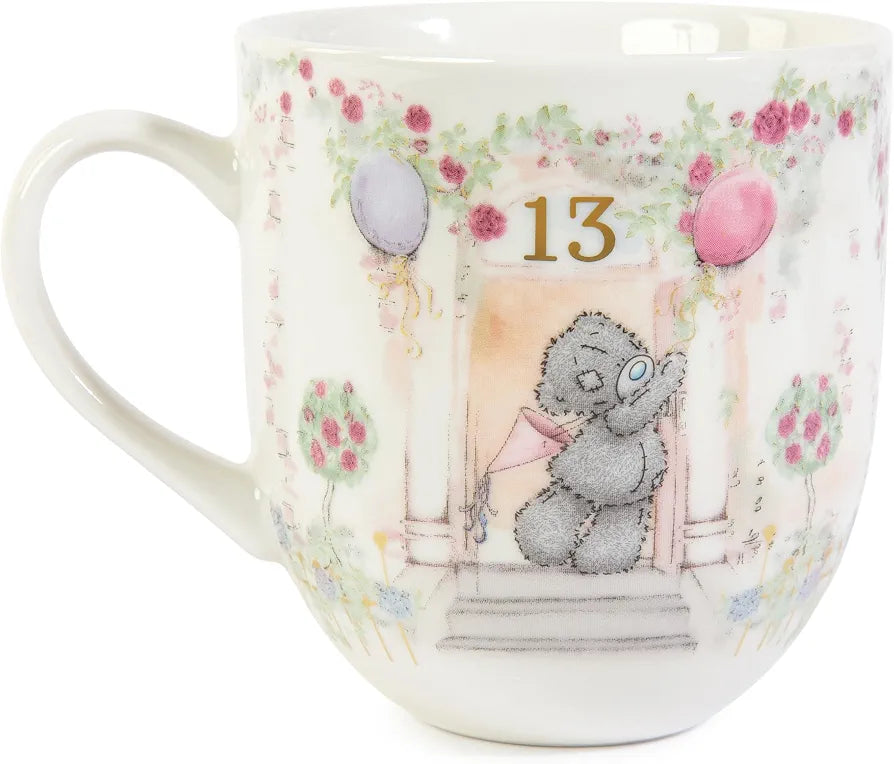 Me To You Tatty Teddy Luxury New Bone China Mug in Foil-Inlaid Box 13th Birthday Gift - Signature Collection