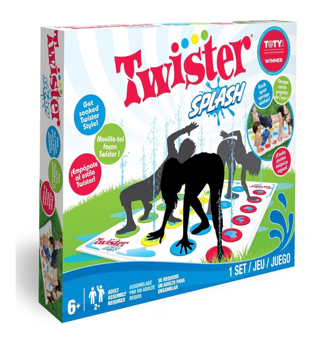 Hasbro Twister Splash Water Game for Kids – Backyard Sprinkler Outdoor Games for Summer Fun