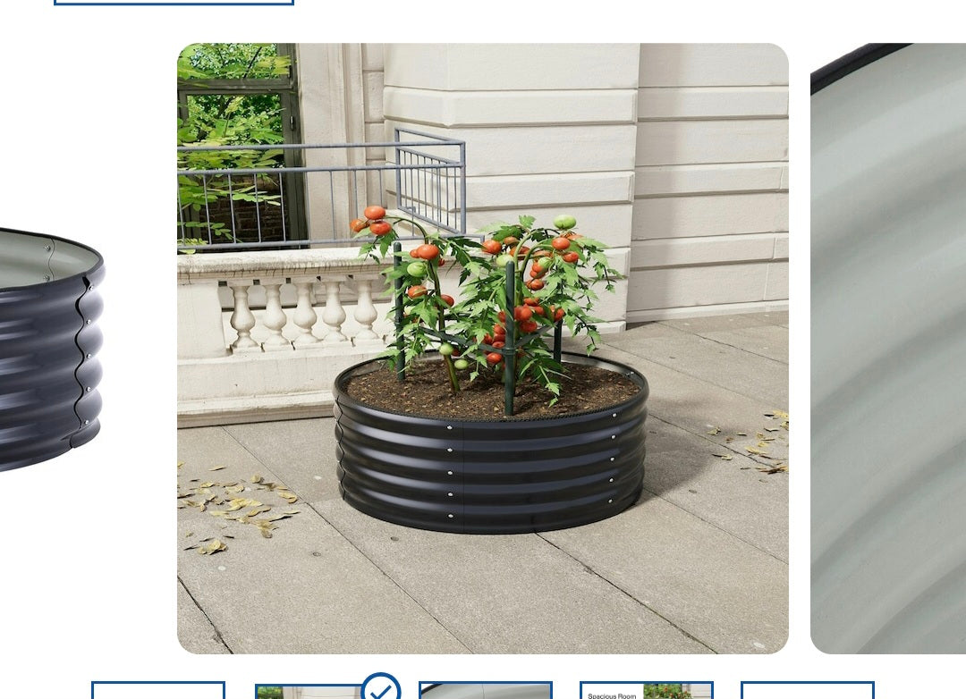 Smallbee round garden bed **