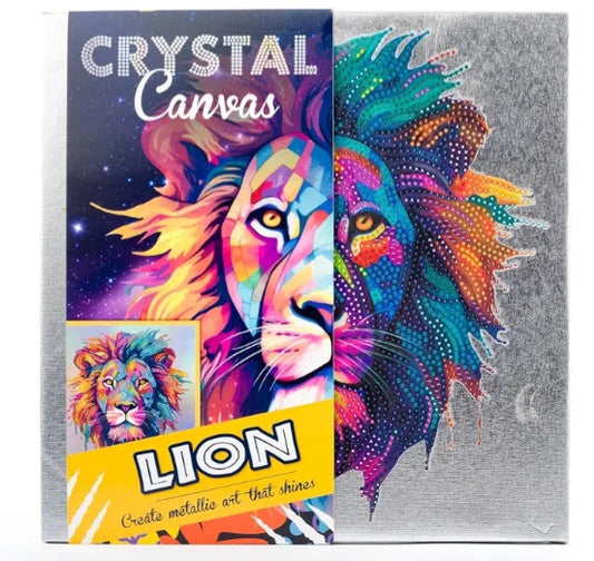 Lion Crystal Canvas