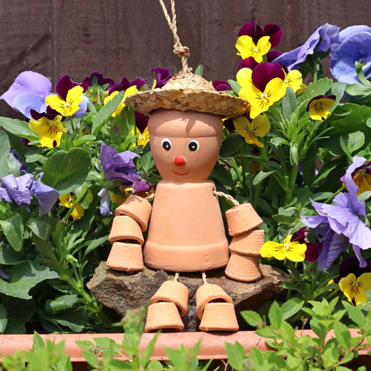 Terracotta Pot Man 25cm x 6cm