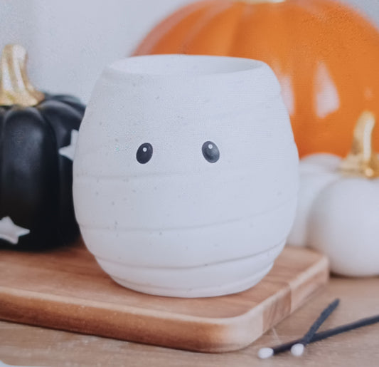 Halloween Mummy Shaped Ceramic Oil & Wax Warmer