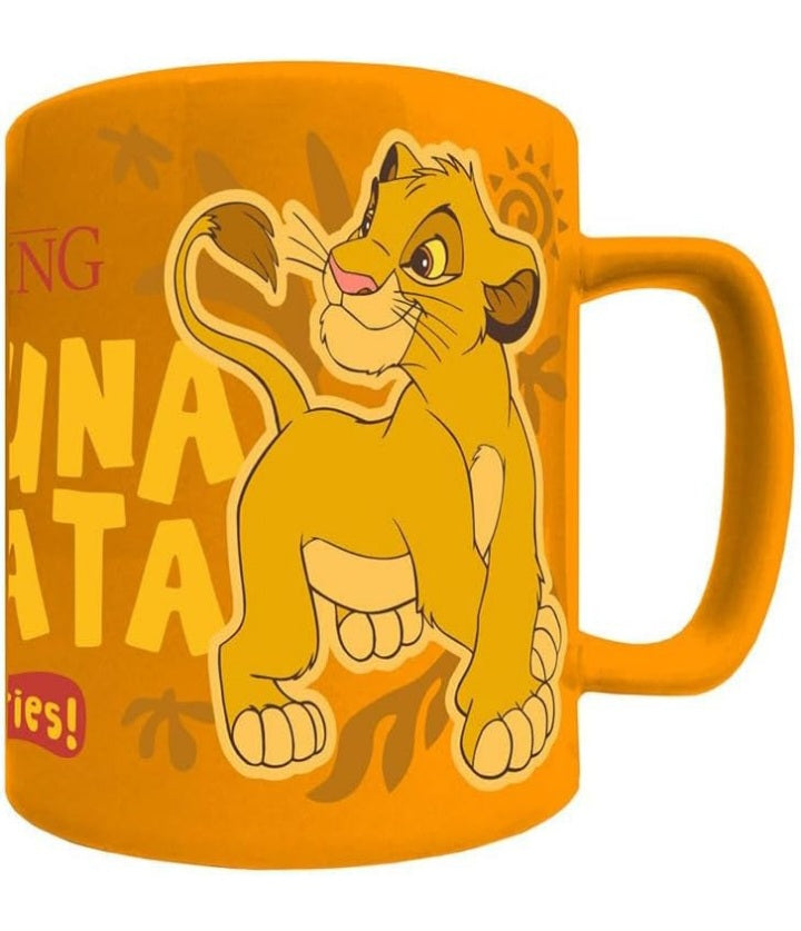 Lion King Fuzzy Mug With Removable Cosy Covering