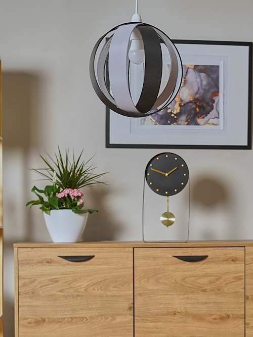 J90 Pendant Shade Black/Grey