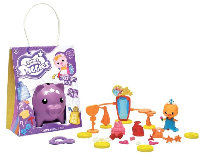 Pocket Money Piggies. Prom Party Pack