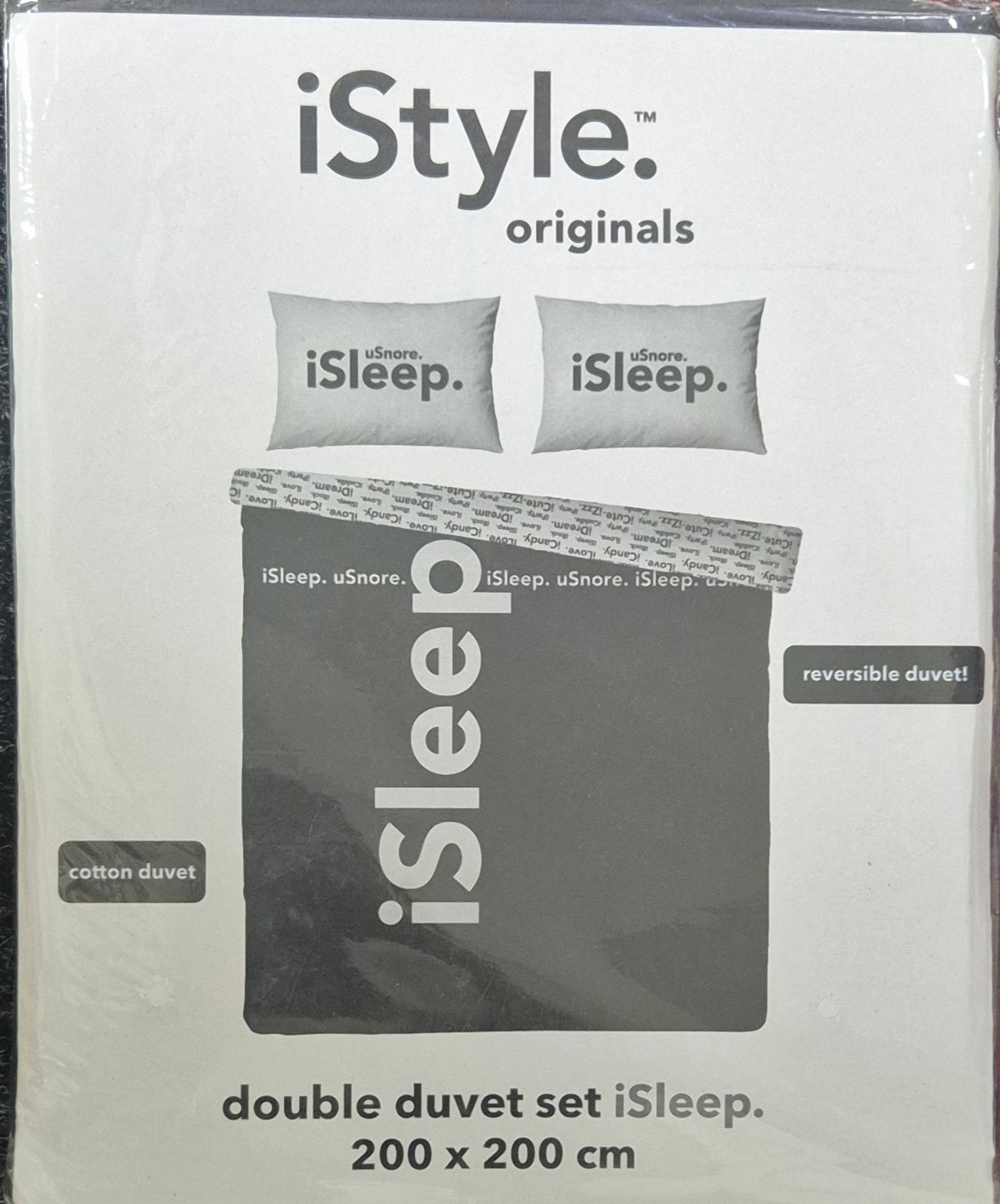 iSleep Double Duvet Set (Reversible)
