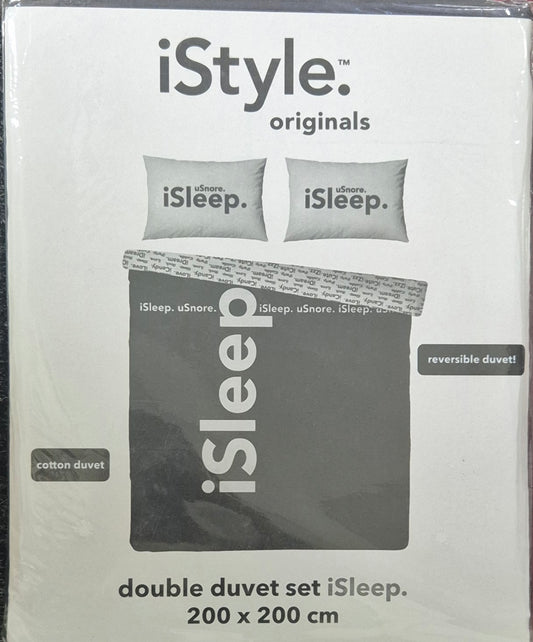 iSleep Double Duvet Set (Reversible)