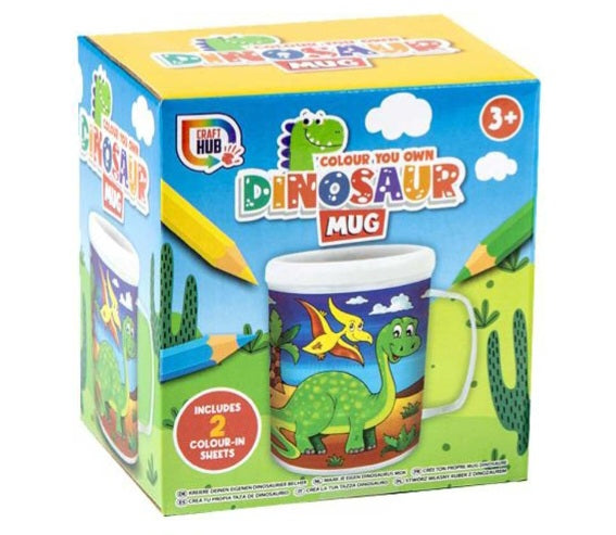 Colour Your Own Dinosaur/Unicorn Mug