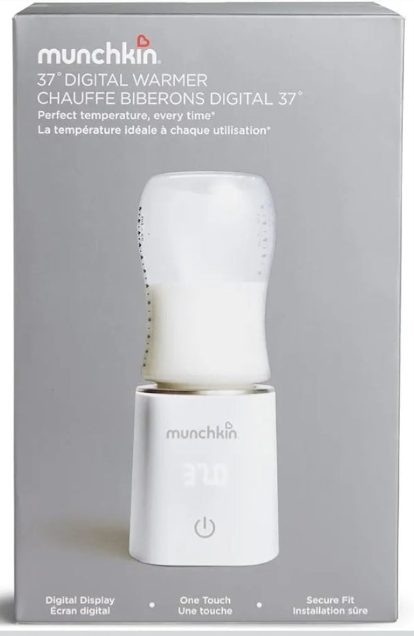 Munchkin 37° Digital Bottle Warmer Perfect Temperature Every Time. Mains Operated