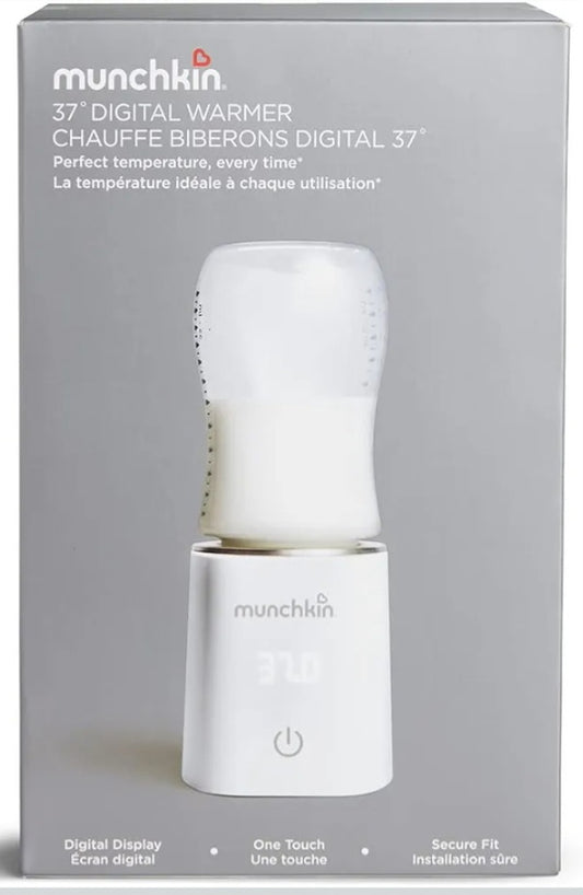 Munchkin 37° Digital Bottle Warmer Perfect Temperature Every Time. Mains Operated