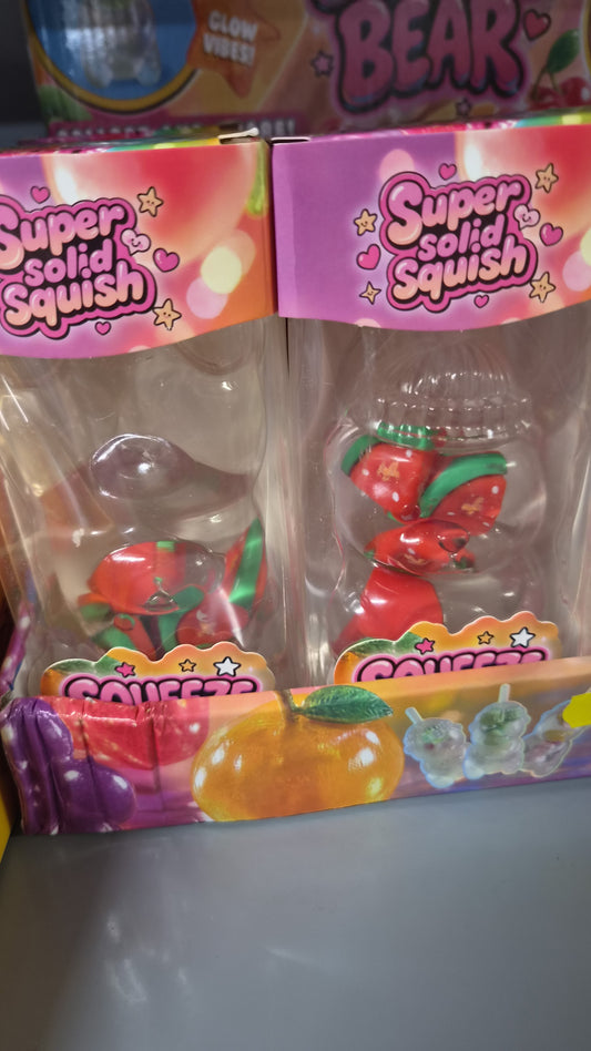 Large Super Solid Squishy Fruit Bear
