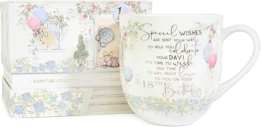 Me To You Tatty Teddy Luxury New Bone China Mug in Foil-Inlaid Box 18th Birthday Gift - Signature Collection