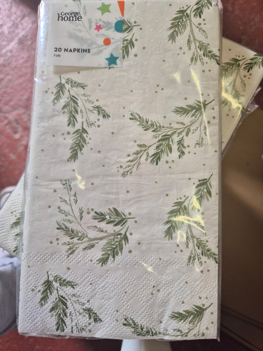 Pack of 20 Festive Napkins