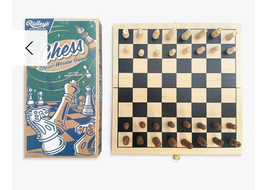 Ridley's Wooden Chess Board