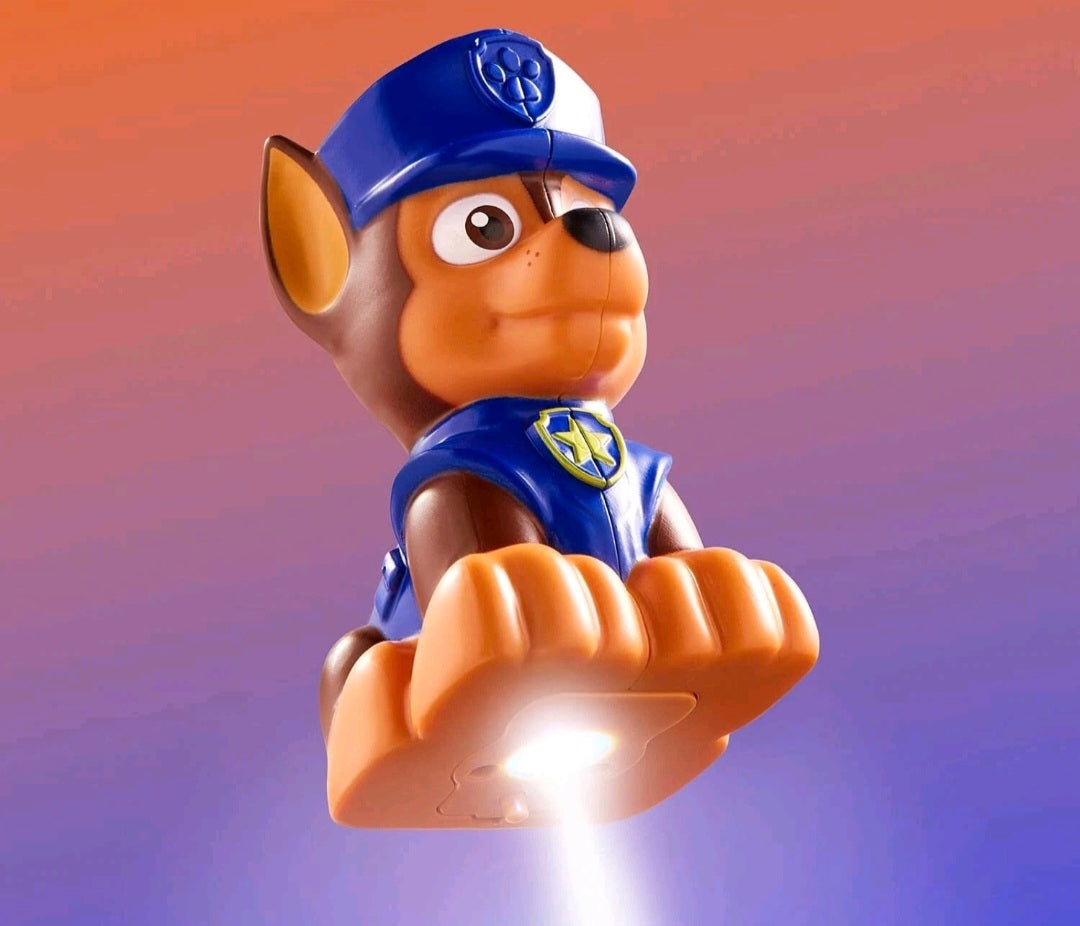 PAW PATROL GOGLOW DREAM 3-IN-1 
NIGHTLIGHT SLEEP TRAINER WITH CHASE 
TORCH & SLEEP TIMER