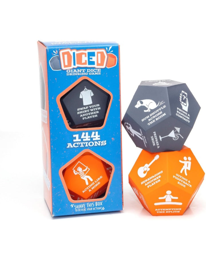 Boxer Gifts Diced Giant Dice Drinking Game | Fun Drinking Games For Adults | Indoor or Outdoor Party Games Gift For Adults