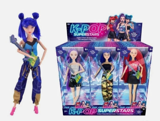 K-Pop Superstars Doll Figure With Guitar