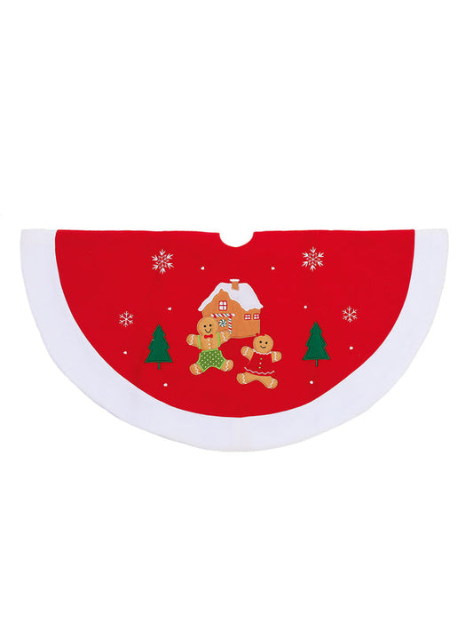 90cm Gingerbread House Tree Skirt