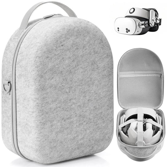 Large Hard Carrying Case for Meta Quest 3/3S VR Headset & Accessories - Grey