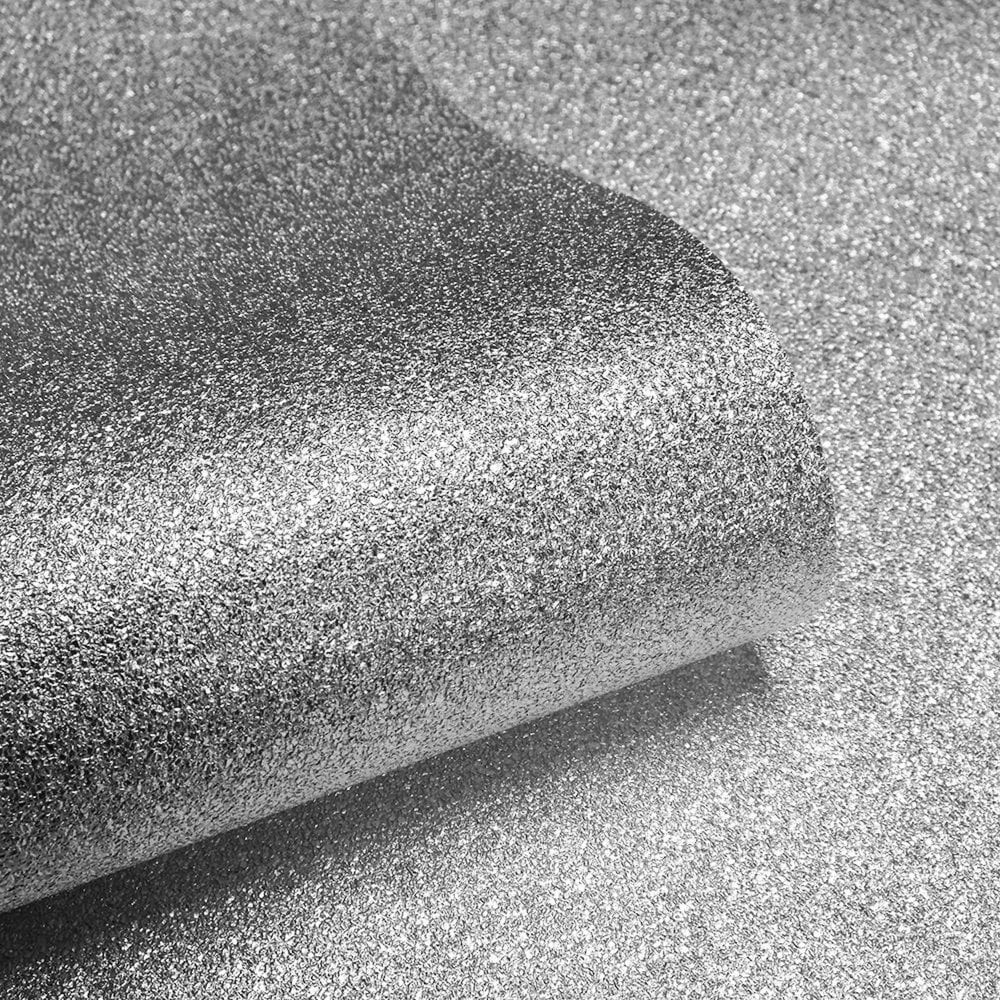 Couture Metallic Sparkle Silver Wallpaper by Fine Decor FD41587
