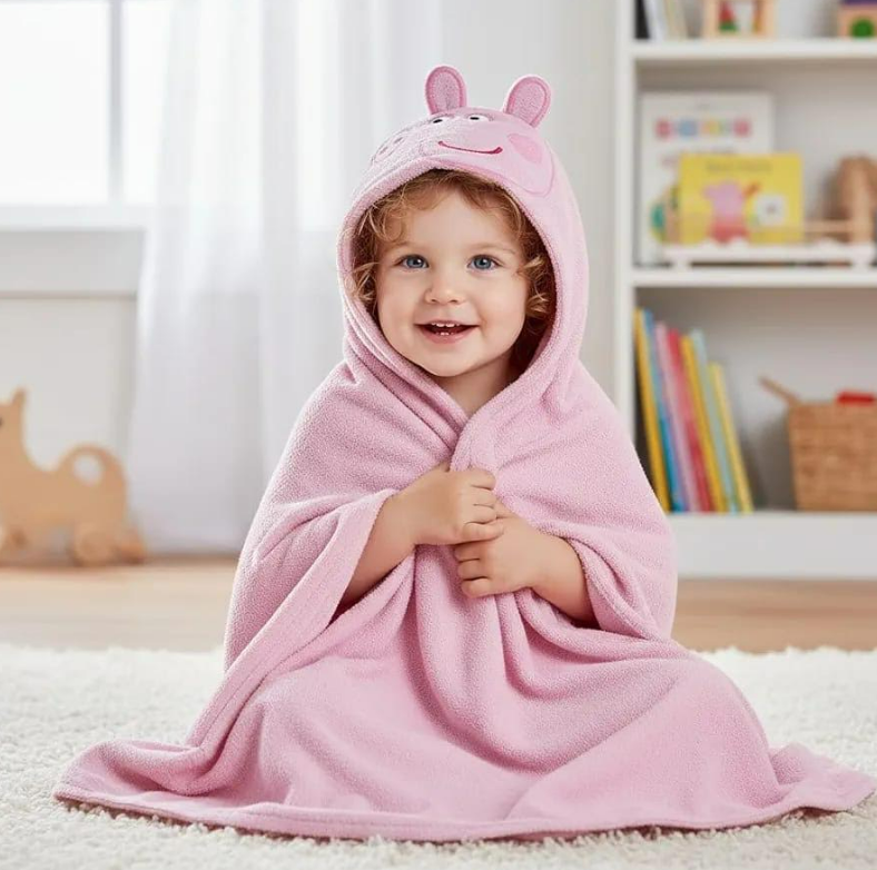 Peppa Pig Hooded Fleece Blanket