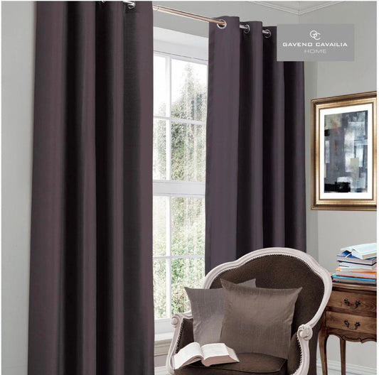 66x54 Blackout Eyelet Curtains 2 Colours