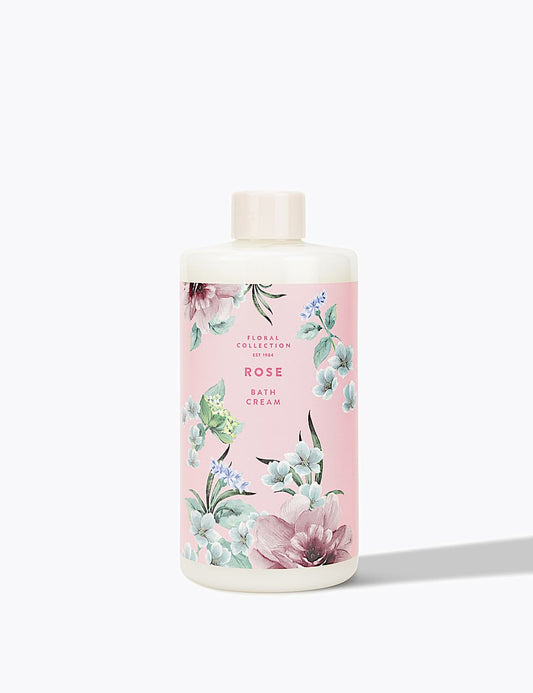 M&S Flora Collection- Rose Bath Cream - 500ml