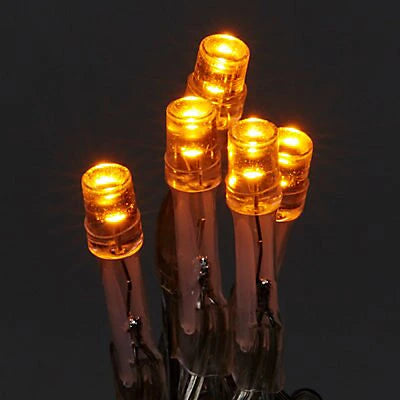 240 Warm white LED String lights With timer Clear cable