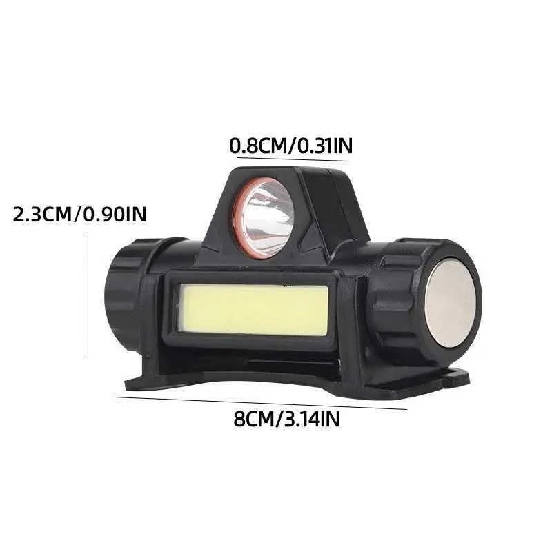 Head Torch with Super White Laser & Induction Switch, Battery & USB